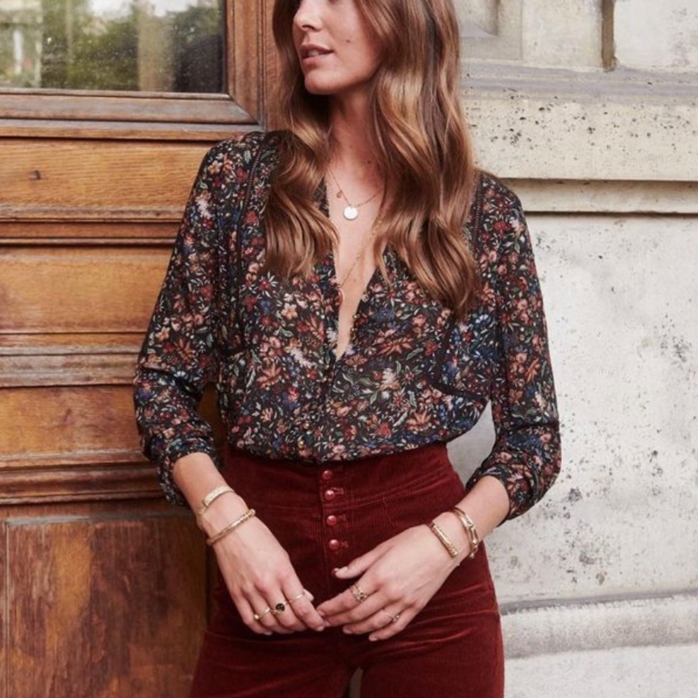 NWT Sezane Sixtine Chemise